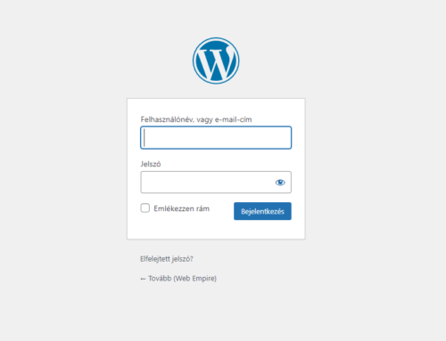 Hogyan jelentezzünk be a wordpress weboldalunkba?